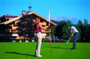 Golfen in Kitzbühel in Tirol