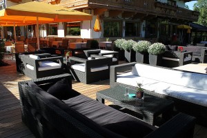 Terrasse im Rasmushof in Kitzbühel