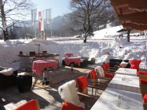 Frühlingsterrasse am Rasmushof Kitzbühel - Ostern in Kitzbühel