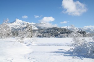 Schwarzsee im Winter